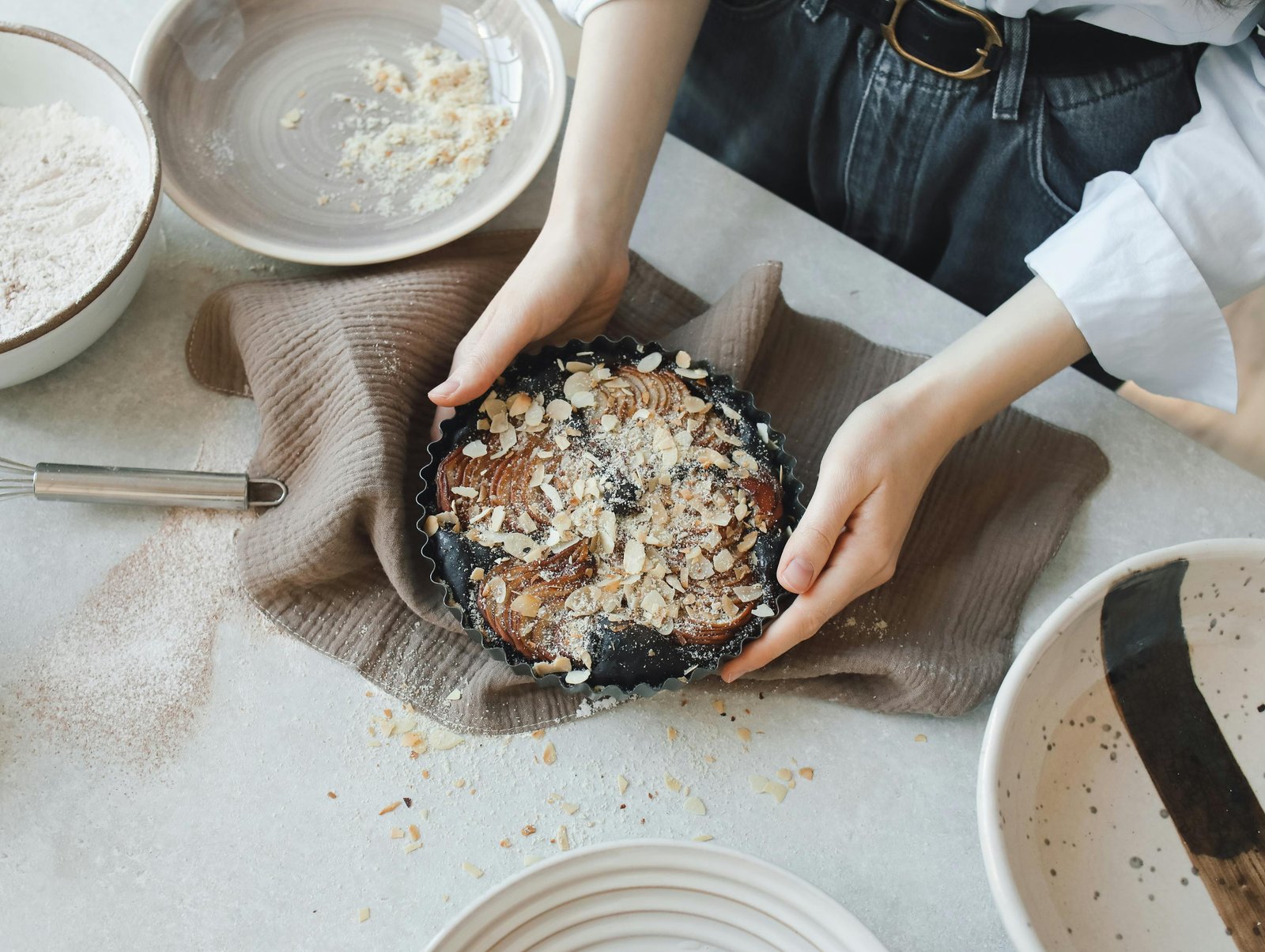 Raspberry Almond Tart